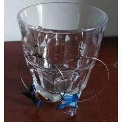 Orecchini bottoni grandi