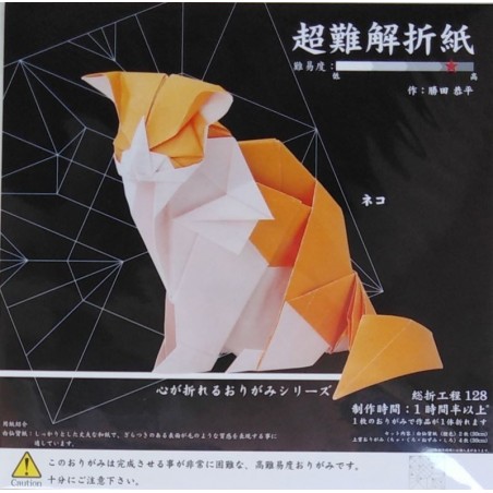 Origami difficile Gatto