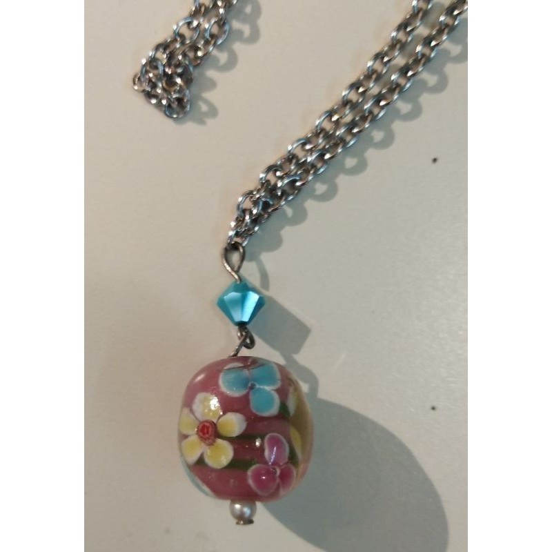 Collana Palla Rosso