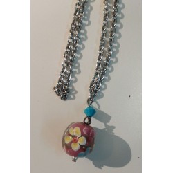 Collana Palla Rosso