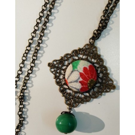 Collana Palla Rosso
