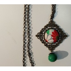 Collana Palla Rosso