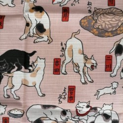 Furoshiki 50cm Cats of Kuniyoshi