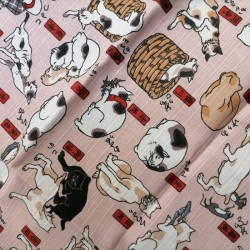 Furoshiki 50cm Cats of Kuniyoshi