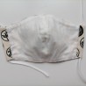 Japanese facemask in cotton for men, family crest