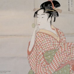 Furoshiki 50cm Utamaro Donna