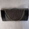 Black silk satin Bag