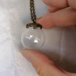 Glass ball necklace KIT