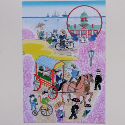 Cartolina Gatto Yokohama