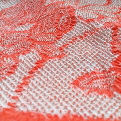 Shibori stole pale-orange