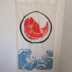copy of Noren curtain- Kokeshi