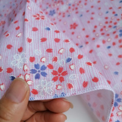 Handkerchief Cherry on stripe