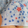 Handkerchief Cherry on stripe