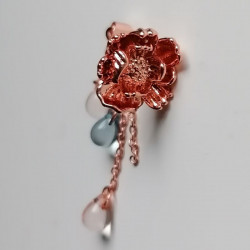 Earrings Peony
