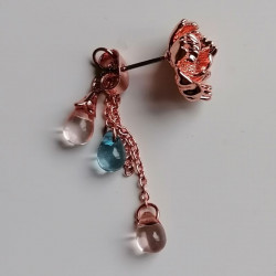 Earrings Peony