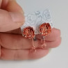 Earrings Peony