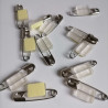 Safety pin with double-sided tape