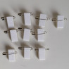 Spilla e clips con biadesivo