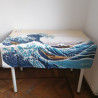 Furoshiki 100cm Big waves of Hokusai