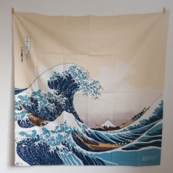 Furoshiki 100cm Onda di Hokusai
