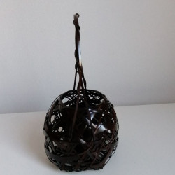 Bamboo flower basket vase