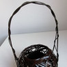 Bamboo flower basket vase