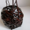 Bamboo flower basket vase