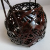 Bamboo flower basket vase
