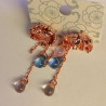 Earrings Peony