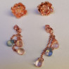 Earrings Peony