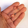 Earrings Peony