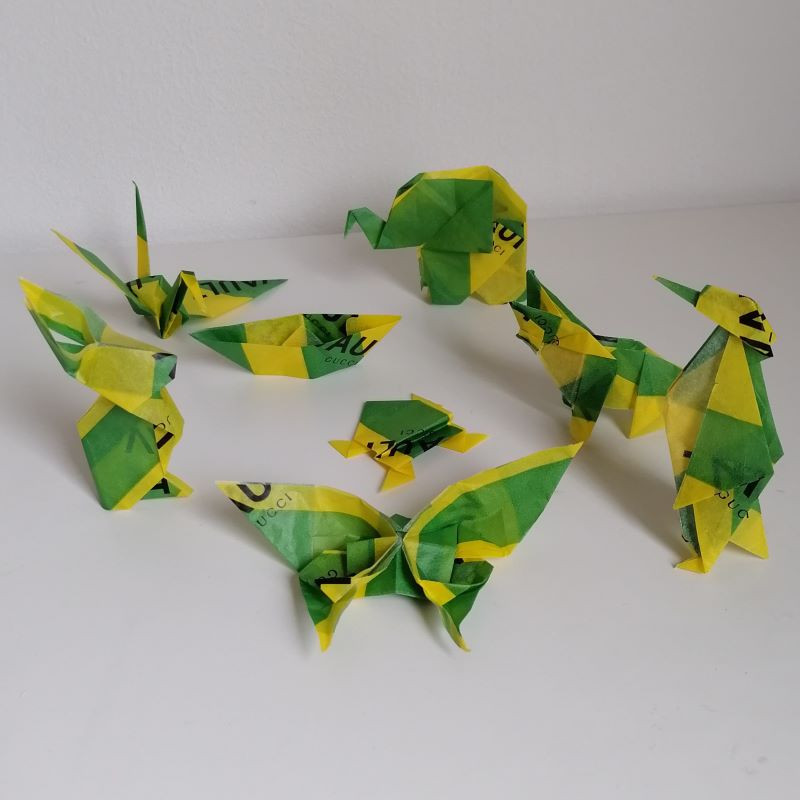 Origami animals Gucci Vault