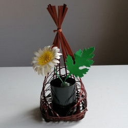 Ceste-vaso in bambù -mini