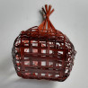 Bamboo flower basket vase- small