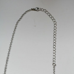 Necklace Crane in bubble Orange