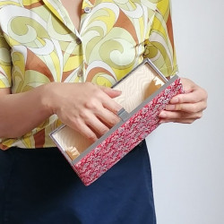 Borsetta Clutch rosso