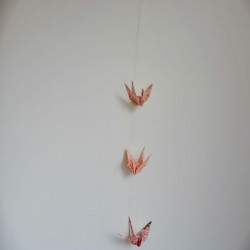Crane mobil Pink