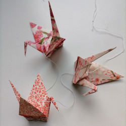 Crane mobil Pink