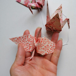 Crane mobil Pink