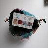 Kinchaku basket bag mini- blue