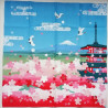Furoshiki 50cm Pagoda primavera
