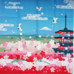 Furoshiki 50cm- Pagoda in...
