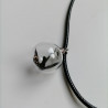 Necklace Crane with black cord