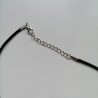 Necklace Crane with black cord