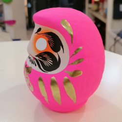 Daruma Rosa 12cm