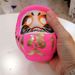 Daruma Rosa 12cm