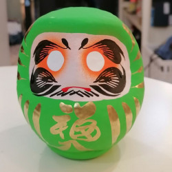 Daruma Verde 12cm