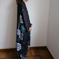 Kimono robe rayon -Peony