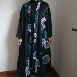 Kimono robe rayon -Peony