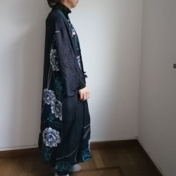 Kimono robe rayon -Peony